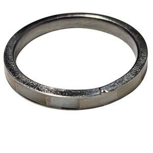 Stainless Steel Minimalist Band Ring Lightweight Design Durable Simple Size 9.5